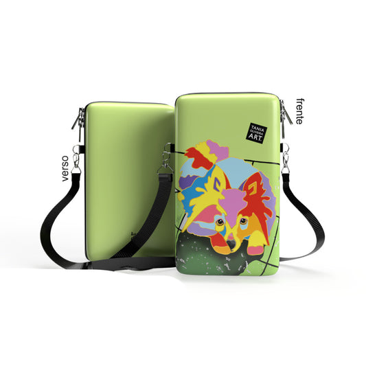 Bolsa Shoulder Bag P Vertical - Tania Oliveira - Pochete Slim Kameleon - Kameleon Bags