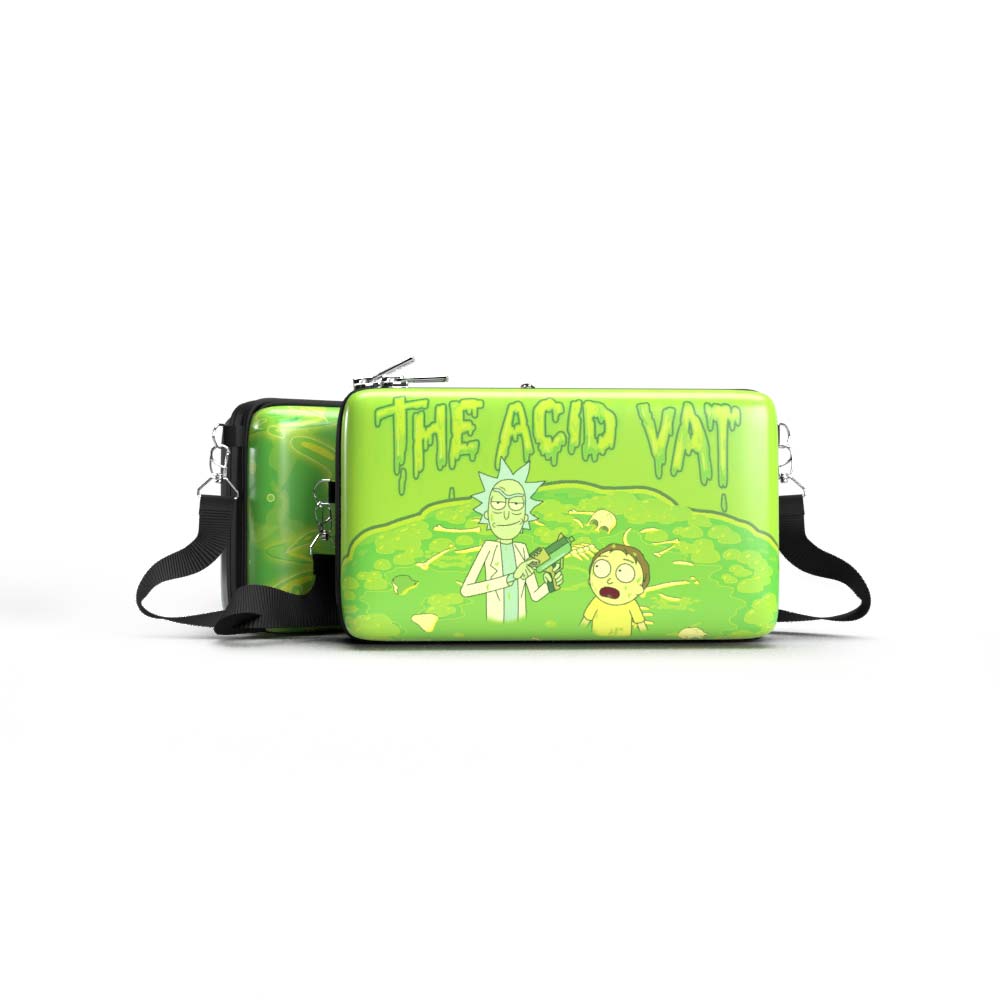 Bolsa Shoulder Bag P Horizontal - Rick and Morty - Pochete Slim Kameleon